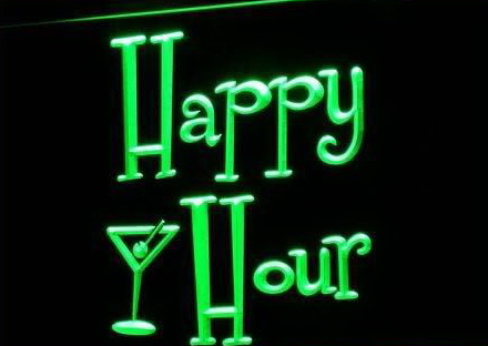 Happy Hours Bar Pub OPEN Beer Neon Light Sign